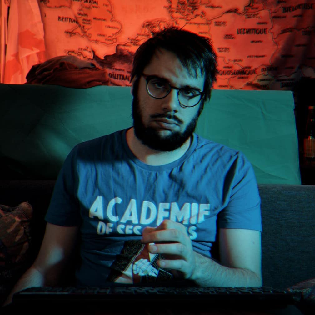 Tshirt 100% coton unisexe «Académie de ses morts»